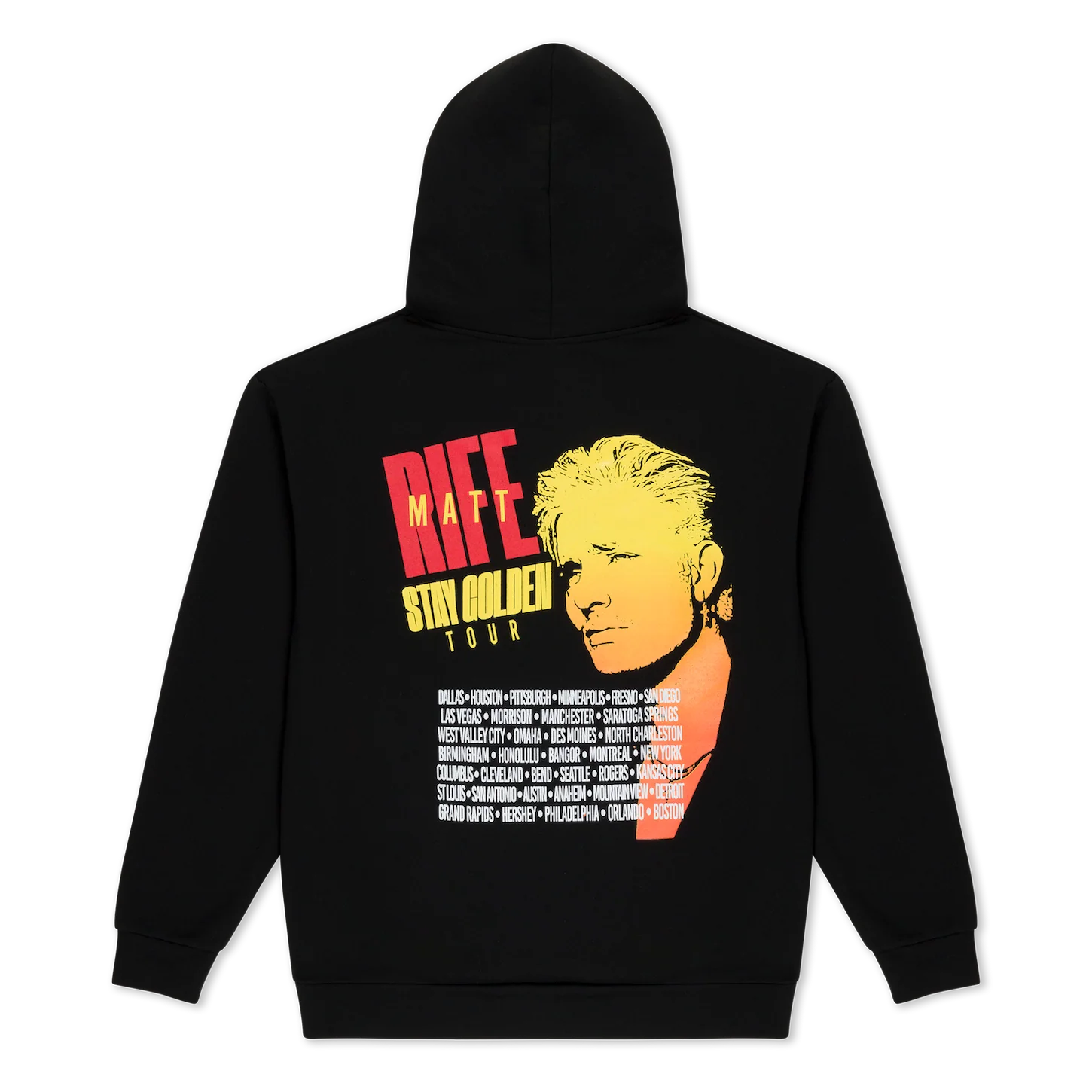 Stay Golden Tour Black Hoodie - Image 3